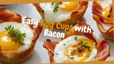 Easy Egg Cups with Bacon Dippers for Breakfast