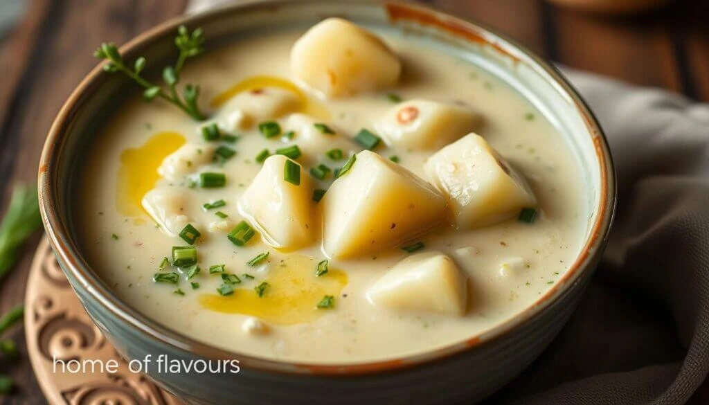 Adding Cheese, Bacon, and Chives to Potato Soup