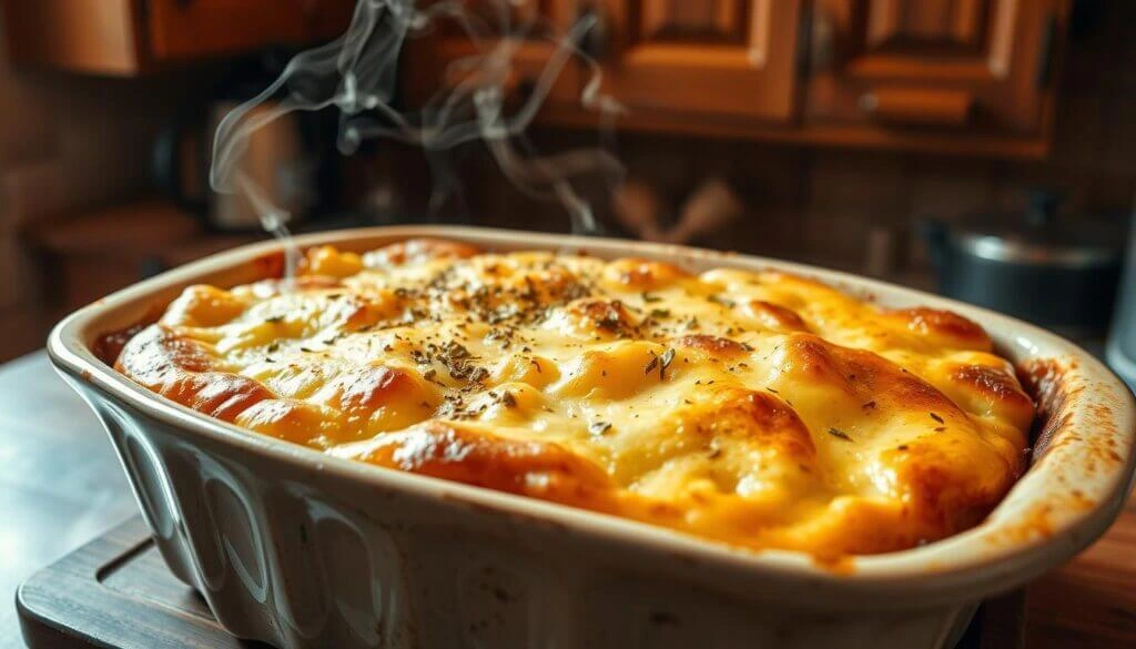 Whisked Cottage Cheese and Eggs in a Mixing Bowl